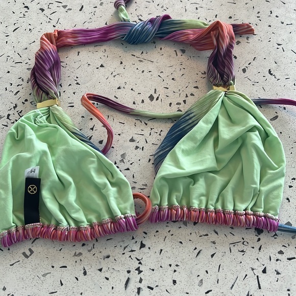 VIX swimwear colorful bikini top - M - Picture 3 of 4
